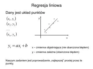 regresja liniowa