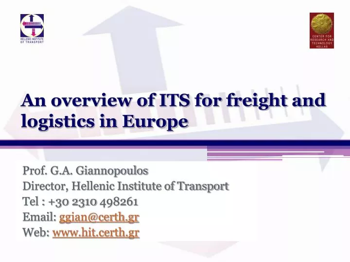 an overview of its for freight and logistics in europe