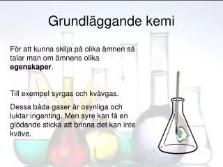 grundl ggande kemi