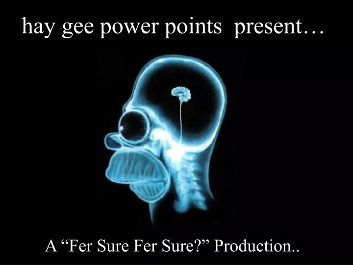 hay gee power points present