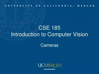 CSE 185 Introduction to Computer Vision