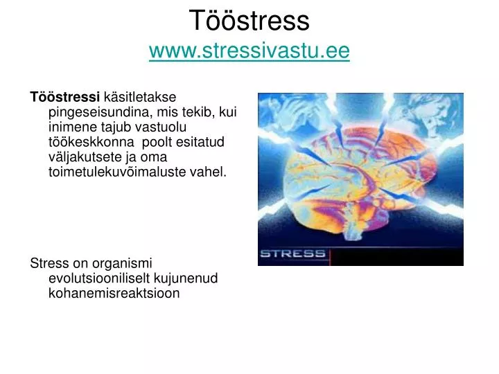 t stress www stressivastu ee