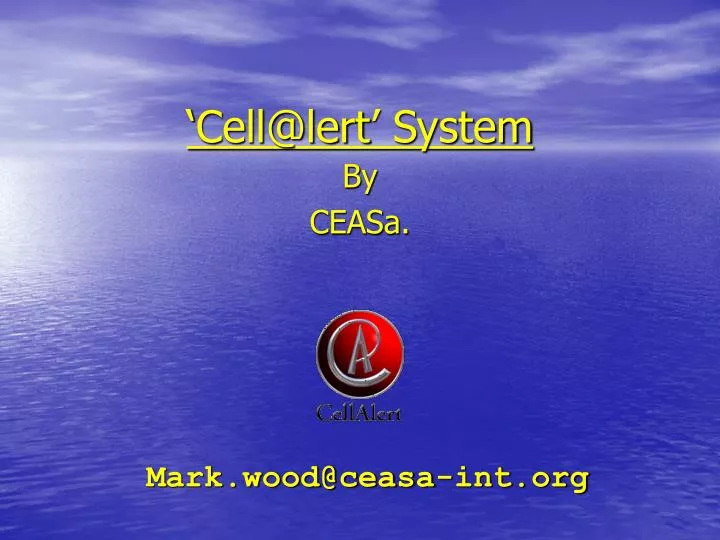 cell@lert system