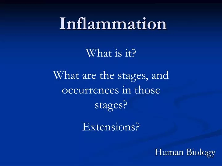 inflammation