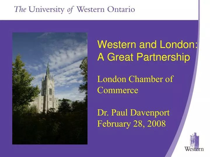 western and london a great partnership