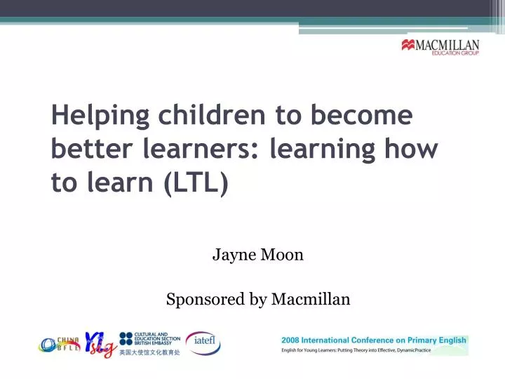helping children to become better learners learning how to learn ltl