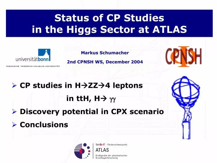 status of cp studies in the higgs sector at atlas