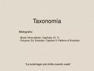 taxonom a