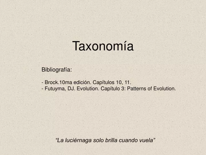 taxonom a