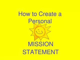 How to Create a Personal