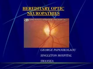 HEREDITARY OPTIC NEUROPATHIES