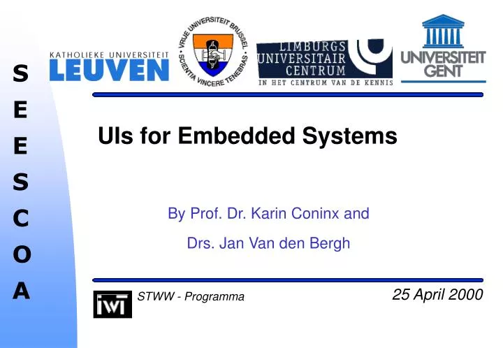 uis for embedded systems