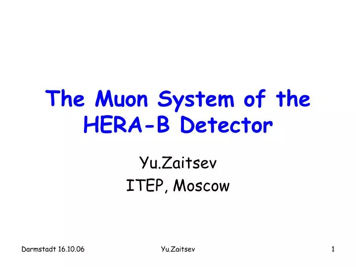 the muon system of the hera b detector