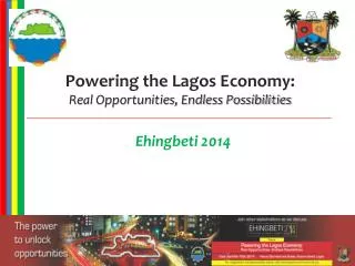 Powering the Lagos Economy: Real Opportunities, Endless Possibilities