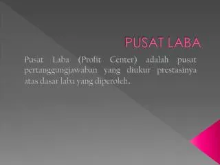 pusat laba