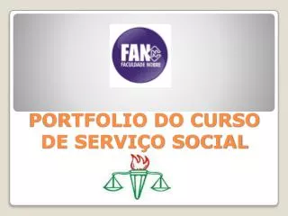 portfolio do curso de servi o social
