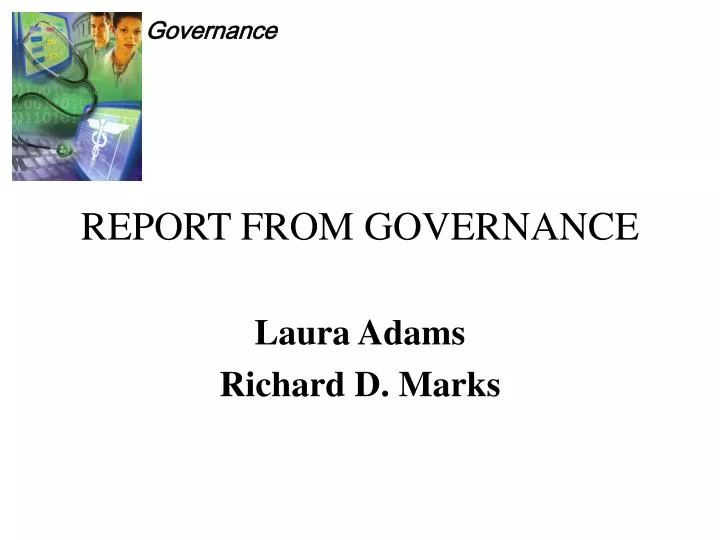 report from governance
