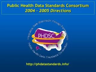 public health data standards consortium 2004 2005 directions