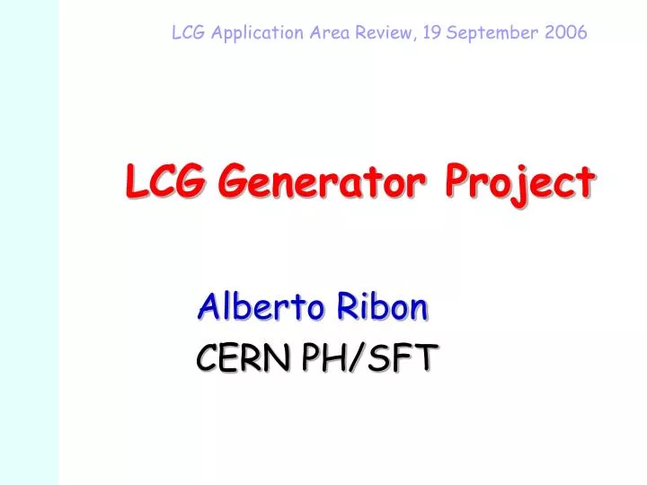 lcg generator project