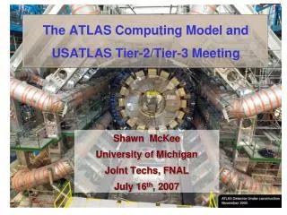 The ATLAS Computing Model and USATLAS Tier-2/Tier-3 Meeting