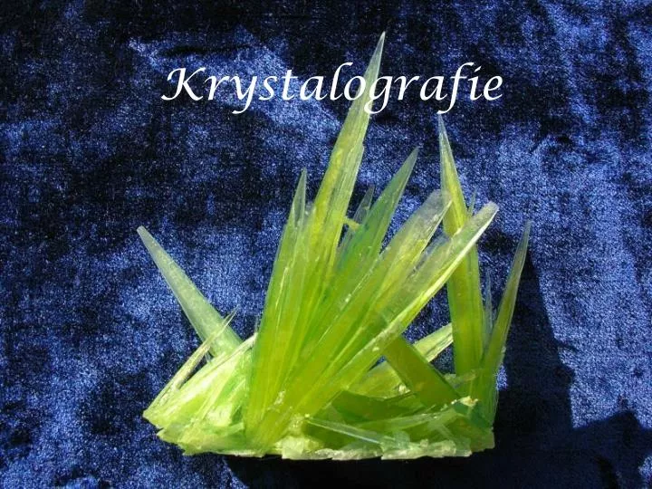 krystalografie