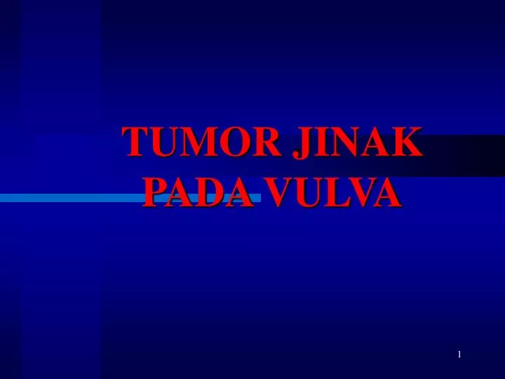 tumor jinak pada vulva