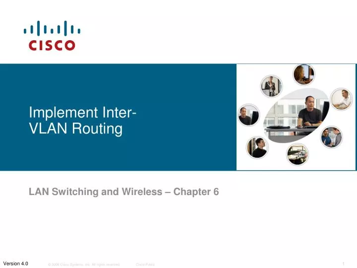 implement inter vlan routing