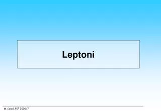 Leptoni
