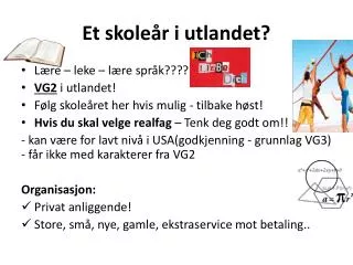 et skole r i utlandet
