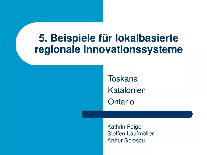 5 beispiele f r lokalbasierte regionale innovationssysteme