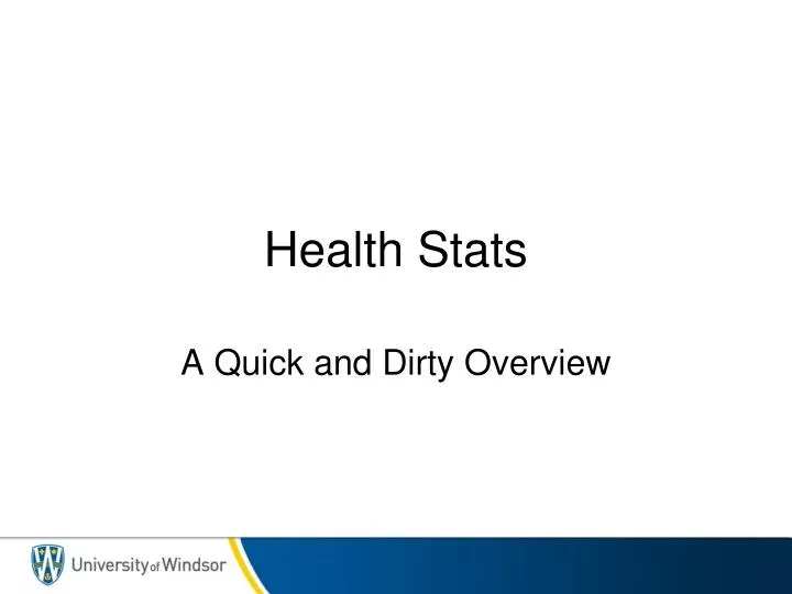 health stats