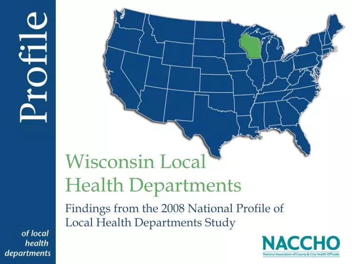 findings from the 2008 national profile of local health departments study