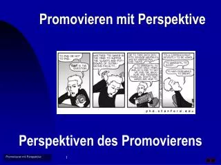 promovieren mit perspektive