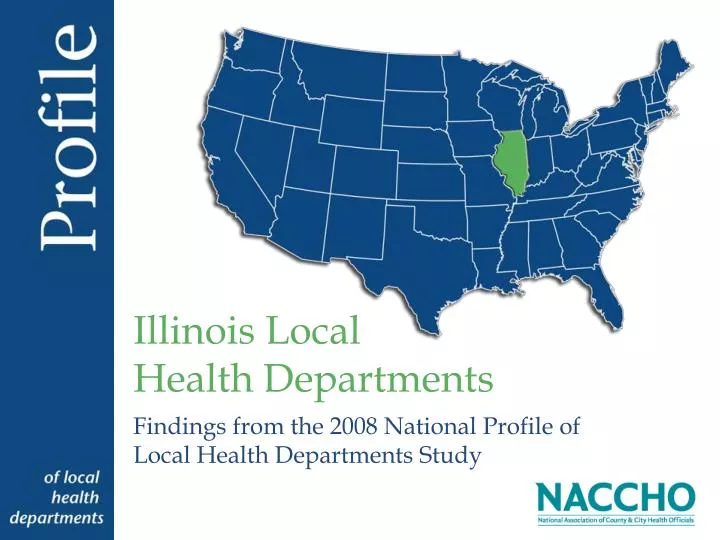 findings from the 2008 national profile of local health departments study
