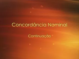 concord ncia nominal