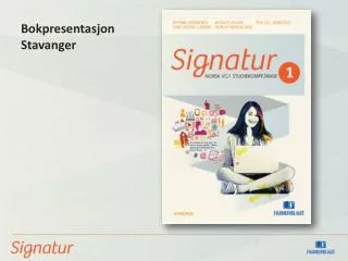 bokpresentasjon stavanger