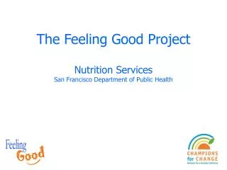 The Feeling Good Project