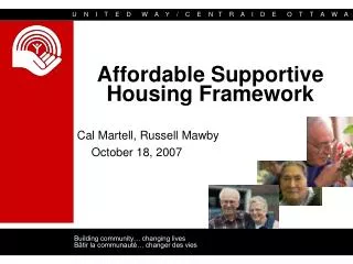 Affordable Supportive Housing Framework