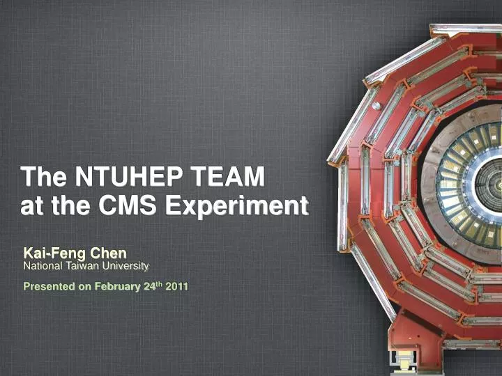 the ntuhep team at the cms experiment
