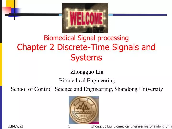biomedical signal processing chapter 2 discrete time signals and systems