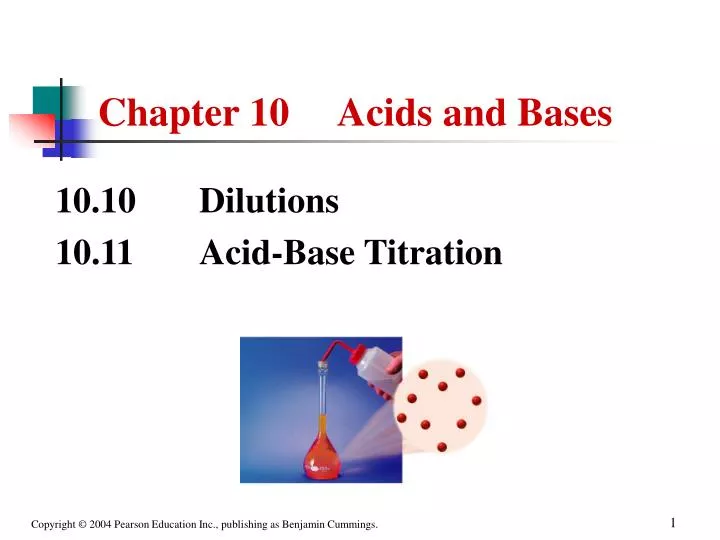 chapter 10 acids and bases