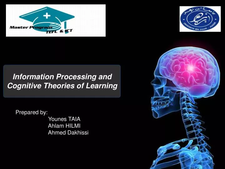 information processing and cognitive theories of learning