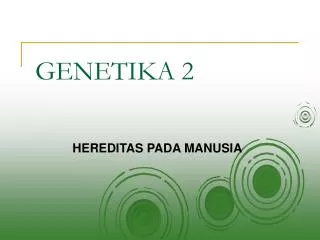 genetika 2