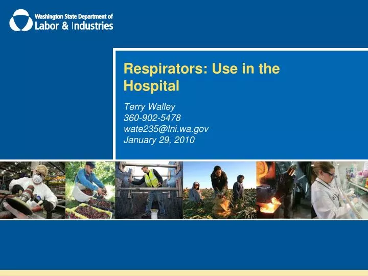 respirators use in the hospital