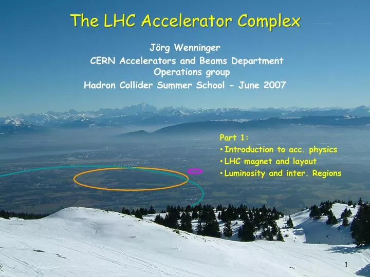 the lhc accelerator complex