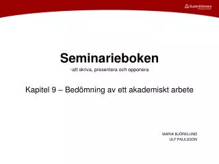seminarieboken