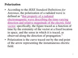 Polarization