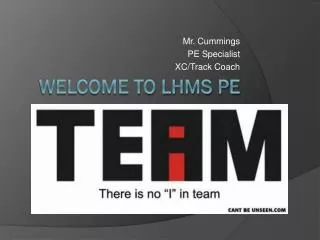 Welcome to LHMS PE