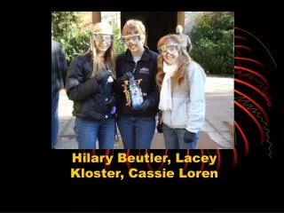 hilary beutler lacey kloster cassie loren