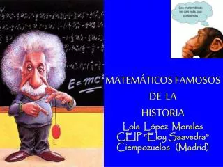 matem ticos famosos de la historia lola l pez morales ceip eloy saavedra ciempozuelos madrid